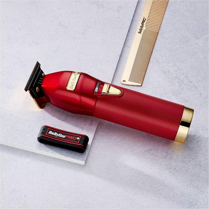 Actual product image BaByliss Pro 4 Artists FX7870RE Red hair trimmer SKELETONFX