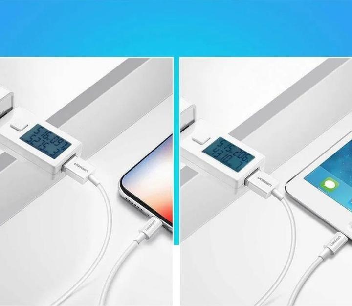 Produktbild Ugreen Lightning zu USB-A 2.0 Kabel (2 m, USB 2.0, 5 W)