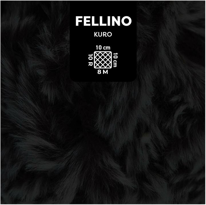 Actual product image Myboshi Yarn Fellino col. 896 Kuro (65 m)