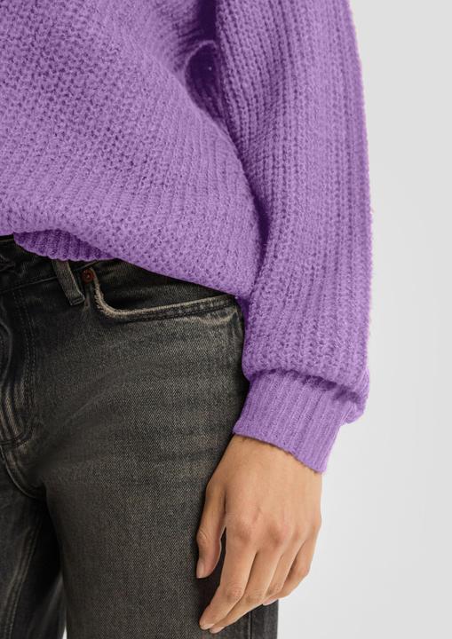 Produktbild s.Oliver Strickpullover Strickpullover mit V-Auschnitt (M)