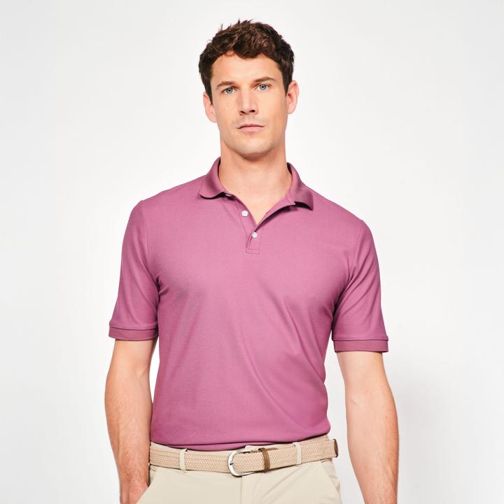 Actual product image Inesis Herren Golf Poloshirt kurzarm - WW500 bordeaux (XL)