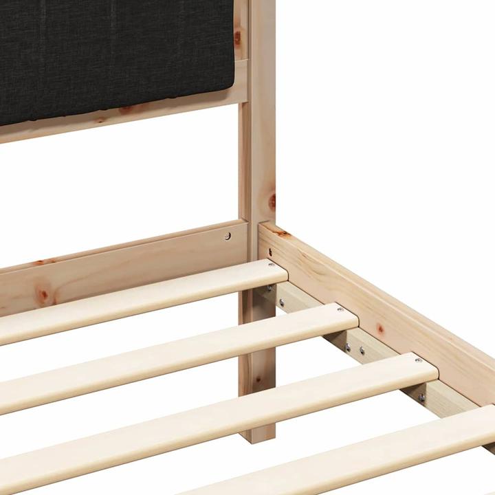 Image du produit vidaXL Holz-Bettgestell (75 x 190 cm)