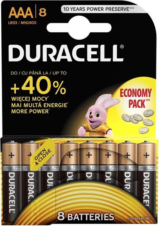 Produktbild Duracell Economy Pack (8 Stk., AAA)