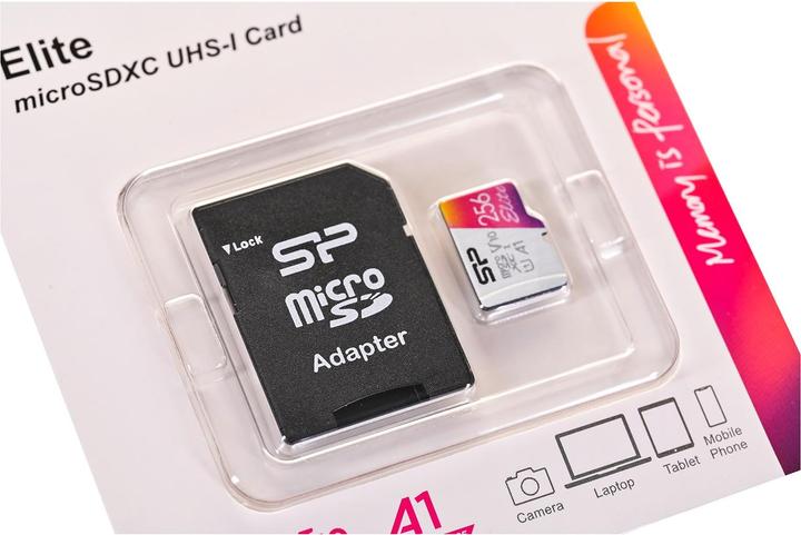 Produktbild Silicon Power memory card Elite Micro SDXC 256GB UHS-I A1 V10 (256 GB, microSDXC, UHS-I)