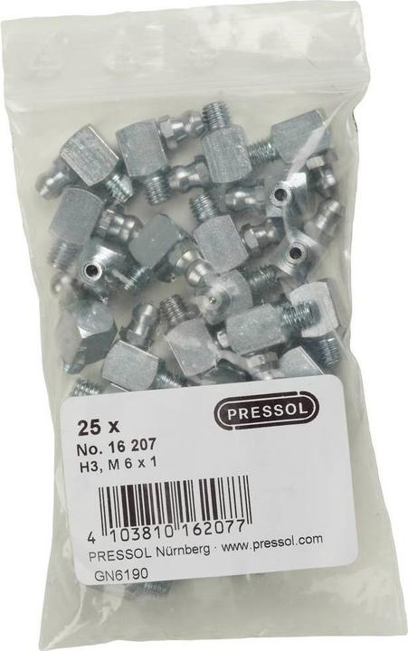 Actual product image Pressol Conical grease nipple H3-90°, M 6 x 1-VZ-VK