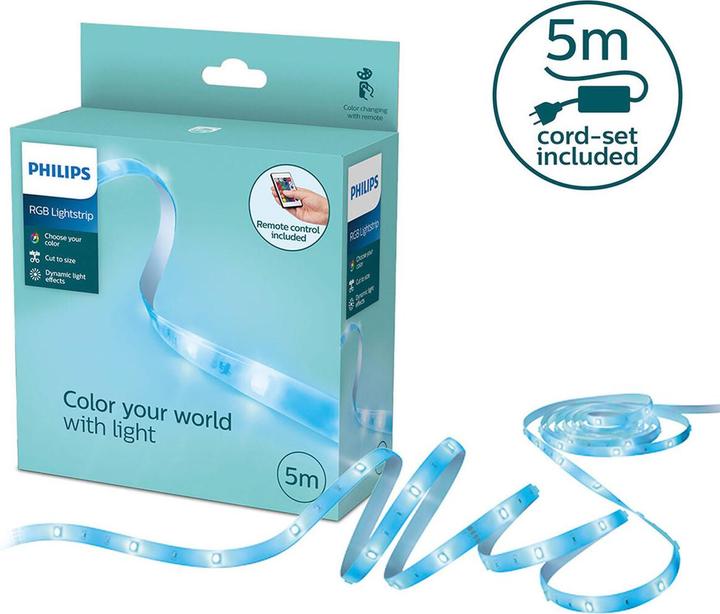 Produktbild Philips LED Lightstrip (Mehrfarbig, 500 cm, Indoor)