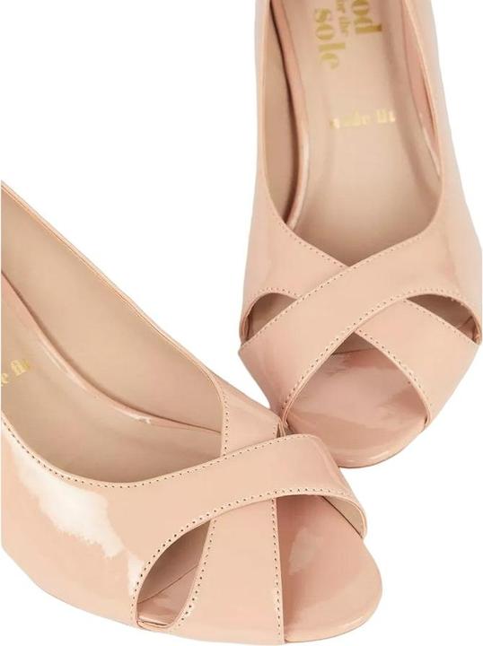 Actual product image Good For The Sole Womens/Ladies Honey Peep Toe Wide Sandals (38)