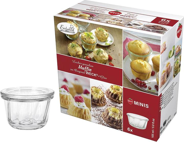 Produktbild Weck Rundrandglas 'Gugelhupf' (6 Stk., 0.17 l)
