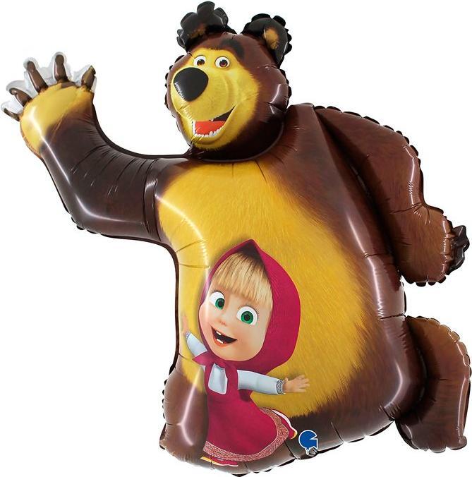 Produktbild Fortura Masha&bear Folienballon: Kindergeburtstag Partydeko