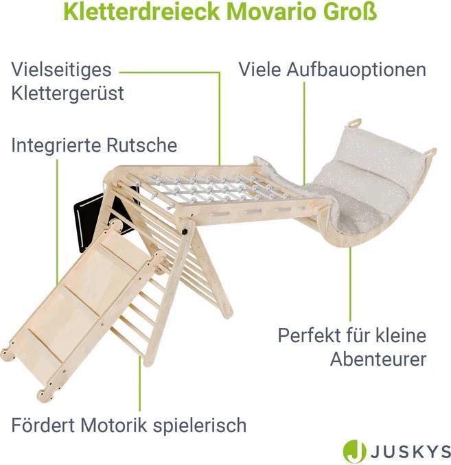 Immagine prodotto Juskys Triangolo di arrampicata Movario Indoor
