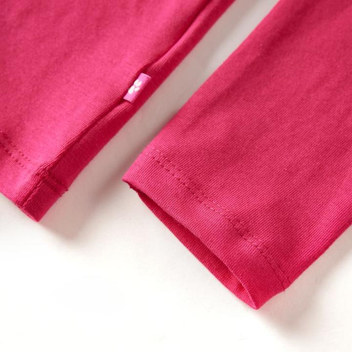 Immagine prodotto VidaXL Camicia a maniche lunghe per bambini rosa acceso 116,Materiale: 95% cotone (116)