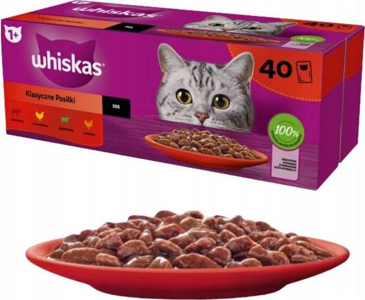 Actual product image Whiskas Classic selection (Adult, 40 pcs., 3400 g)