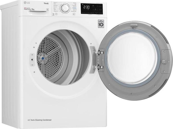 Actual product image LG RH80V3AV6N tumble dryer Freestanding Front-load A++ White (8 kg, Right)