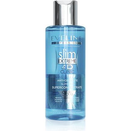 Eveline , Siero Viso, Cosmetici - Slim Extreme 4D Clinic Superconcentrato Snellente Anticellulite - Snellente (150 Ml)