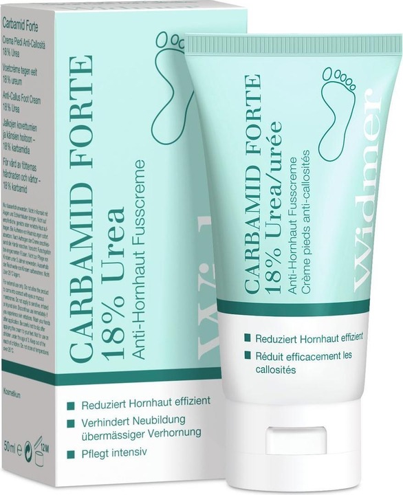 Actual product image Louis Widmer Carbamid forte (Foot cream & foot gel, 50 ml)