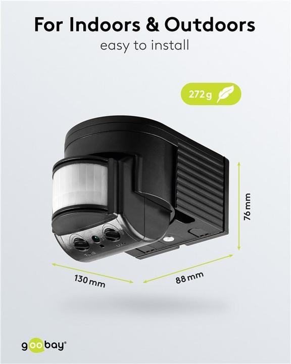 Image du produit Goobay Détecteur de mouvement PIR (12 m)