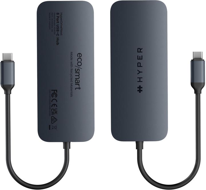 Actual product image Hyper HD4004GL (USB-C, 8 Ports)