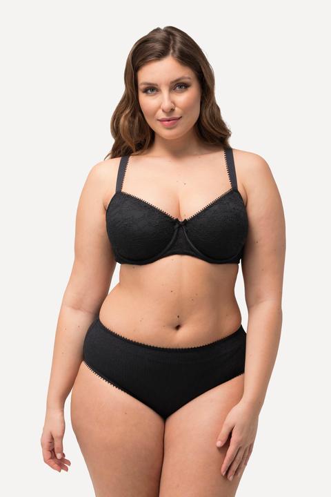 Immagine prodotto Ulla Popken Reggiseno con ferretto, jacquard, coppe in Spacer e coppa B-E (85 C)