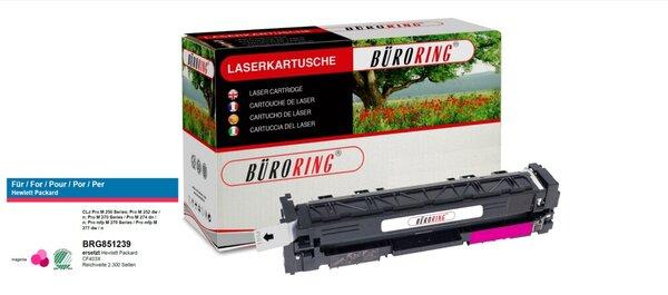 Actual product image Büroring Toner Cartridge, ersetzt HP CF403 x, ca. 2.300 Seiten, magenta