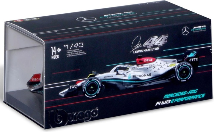 Produktbild Bburago Mercedes-AMG F1 W13 E