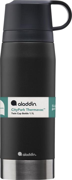 Aladdin CityPark Thermavac Twin Mug/Bottle 1.1L Lava Black (1.10 l)