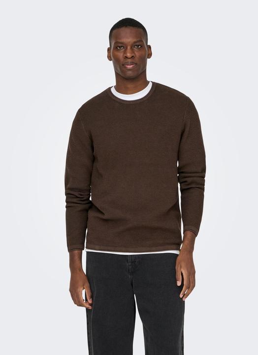 Actual product image Only & Sons Onseric Reg 12 Struc Crew Knit Noos (M)