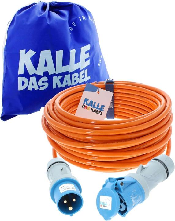 Produktbild Kalle das Kabel Kalle Verlängerungskabel CEE 230V 16A Extreme Signal Orange IP44 (40 m)