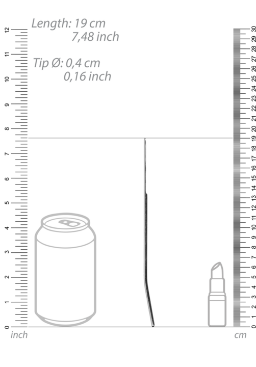 Actual product image Ouch! Urethral Sounding - Metal Dilator - 4mm