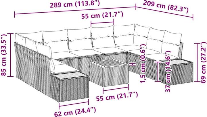 Produktbild vidaXL Kinslee