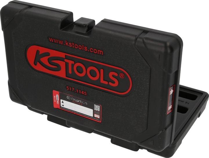 Actual product image KS Tools 517.1145 3/8" Zündkerzen-Stecknuss-Satz magnetisch mit Gelenk