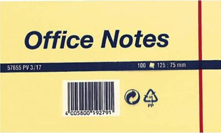 Actual product image tesa Note sheets, sticky notes (125 x 75 mm)
