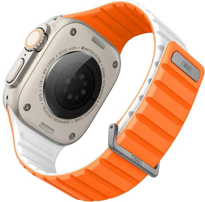 Uniq pasek Revix Evo Apple Watch Series 1/2/3/4/5/6/7/8/9/SE/SE2/Ultra/Ultra2 42/44/45/49mm Reversible (42 mm, 49 mm, 45 mm, 44 mm, Stainless steel, Silicone)