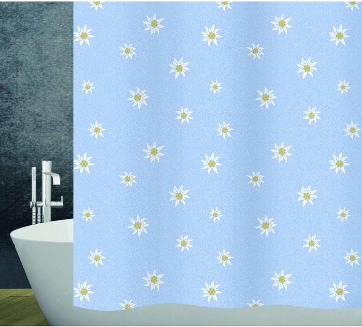 Image du produit Diaqua Rideau de douche textile Edelweiss (180 x 200 cm)