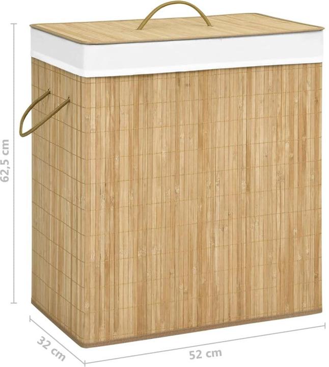 Actual product image vidaXL Wäschekorb (100 l)