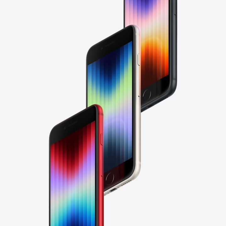 Actual product image Apple iPhone SE (3rd Gen) (128 GB, Midnight, 4.70", SIM + eSIM, 12 Mpx, 5G)