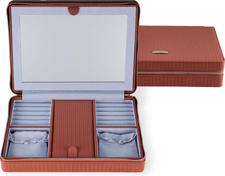 Produktbild Windrose 803949.03 - Reissverschluss Schmuckbox Corbello terrakotta