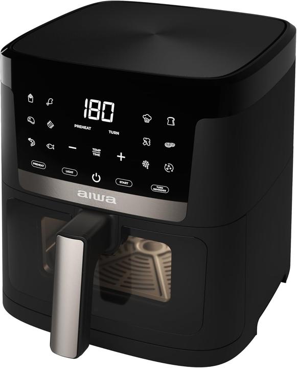 Produktbild Aiwa Luftfritteuse mit digitaler Bedienung, 12 Programmen, Selbstreinigung und Kijkvenster