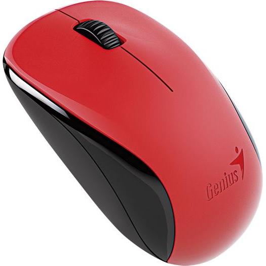 Genius bezdrÃ¡tovÃ¡ BlueEye myÅ¡ NX-7000 ÄervenÃ¡ (Kabellos), Maus, Rot
