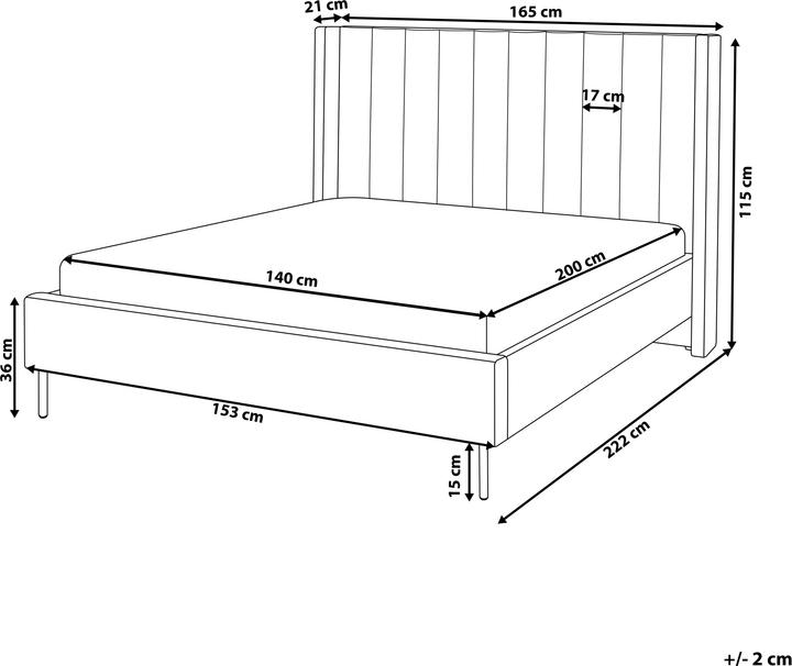 Actual product image Beliani Vilette (140 x 200 cm)