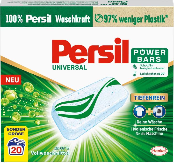 Actual product image Persil Power Bars Universal (20 Washing cycles, Tabs)