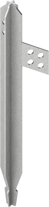 Produktbild Kleinhuis 313/2 Staberder 2m feuerverzinkt mit Anschlusslasche