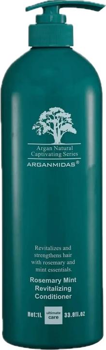 Arganmidas - Rosemary Mint Revitalizing Shampoo - 1000ml (Liquid shampoo, 1000 ml)