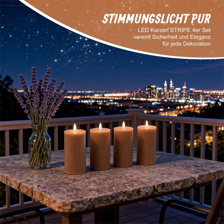 Immagine prodotto Relaxdays 4 candele (4x)