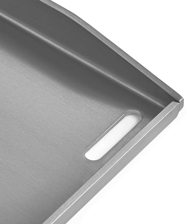 Produktbild Burnhard Plancha Grillplatte Edelstahl EARL 42,5 x 39,6 x 3 cm