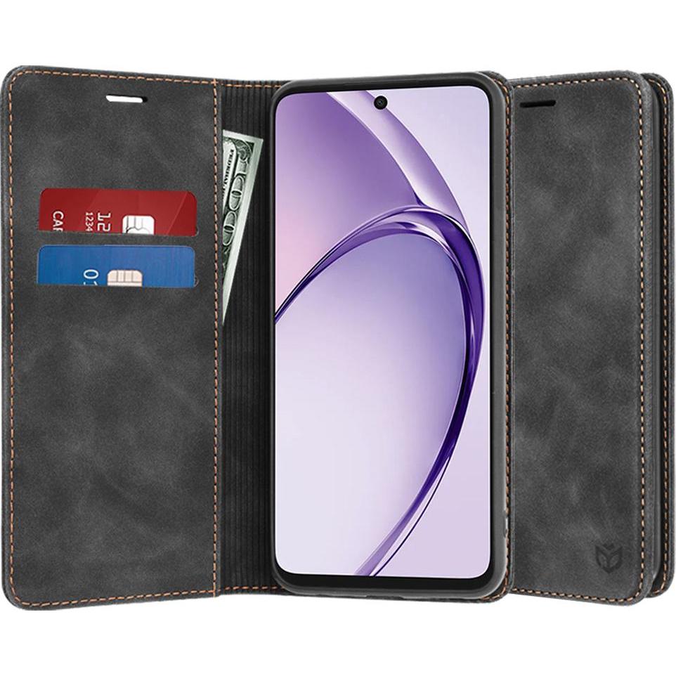 Techsuit - Confy Cover - Oppo A40 4G / A60 5G - Black (Oppo A40), Cover smartphone, Nero