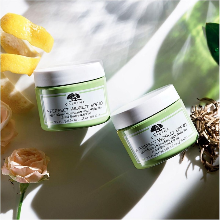 Produktbild Origins A Perfect World Age-Defense Moisturizer With White Tea (50 ml, Tagescreme, SPF 40)