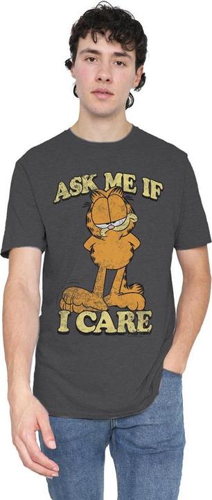 Actual product image Garfield Unisex Adult Ask Me T-Shirt (M)
