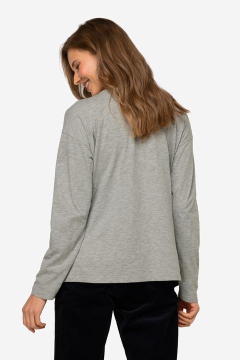 Produktbild Laurasøn T-Shirt, oversized, Eisbär, Rundhals, Langarm (M)