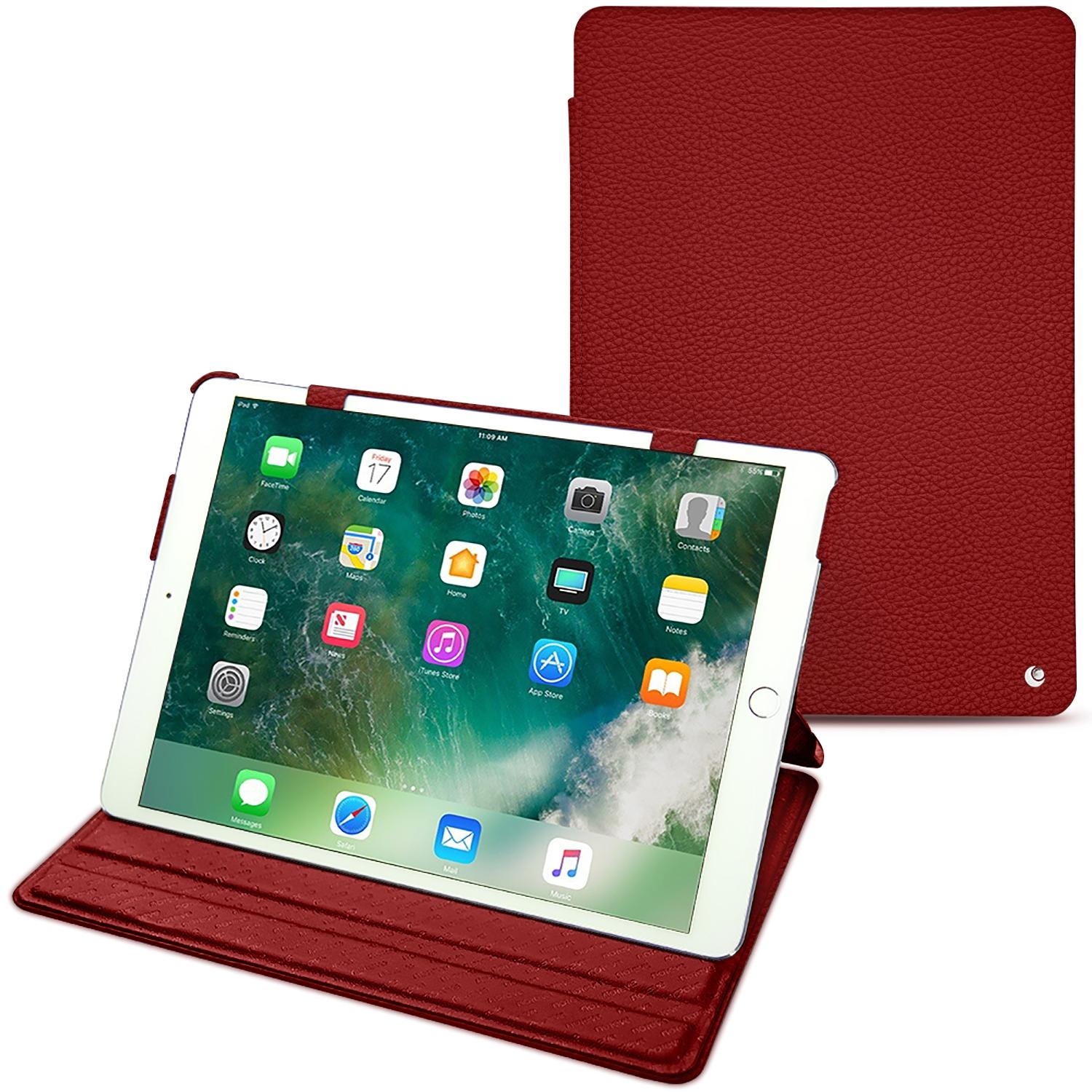 Noreve Lederschutzhülle horizontal (iPad Air 2019 (3. Gen)), Tablet Hülle, Rot