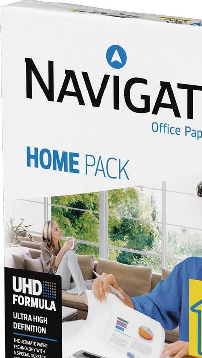 Actual product image Navigator Copy paper HOME PACK DIN A4 80 gsm 250 sheets - Normal/copy paper - 80 gsm (80 g/m², 250 x, A4)